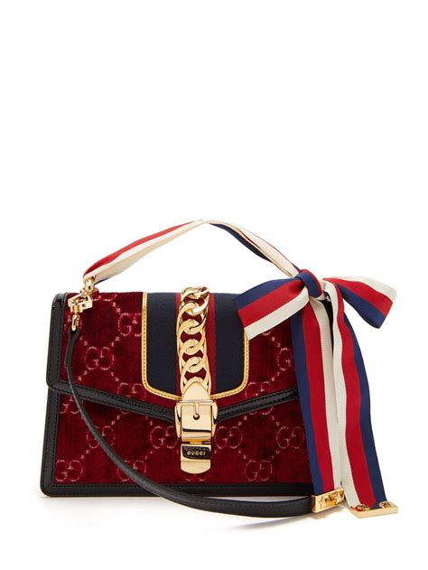 gucci sylvie small red|gucci designer handbags.